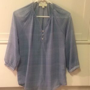 Olive & Oak sheer Blouse Size small